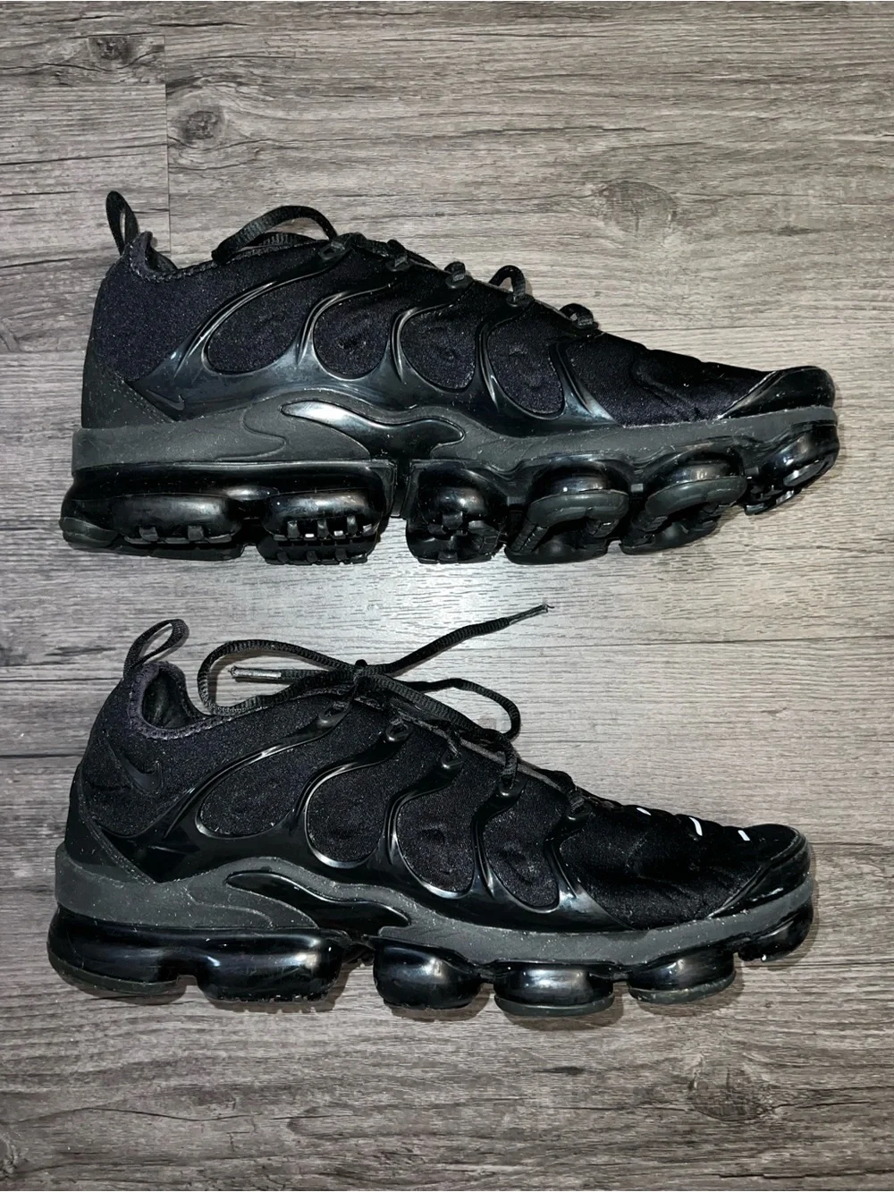 Nike Air VaporMax Plus Men's 13 Black Athletic Shoes